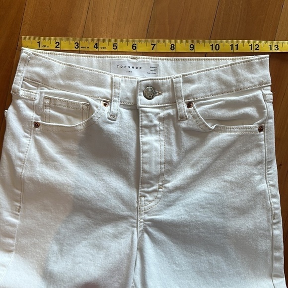 New Jamie High Waist Ankle Skinny Jeans 26 W / 30 L cream off-white white - Picture 6 of 11